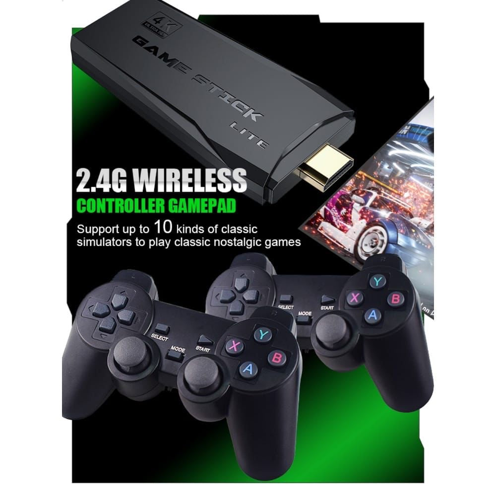 4K Ultra HD Game Stick Lite 2.4G
💰RD$1,995

Consola de Juegos 🎮 4K 
Con Salida HDMI y 2 Controles incluye ( 10.000 Juegos Diferentes.)

- 2 Controles (no incluye batería)