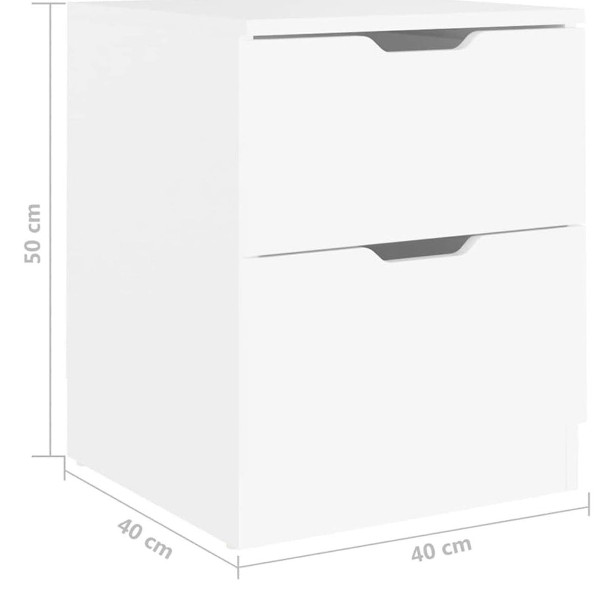 🗄️ Mesita de Noche Moderna 2 Gavetas – Blanco Color Madera Natural (Cod. 283279)

💰RD$1,995