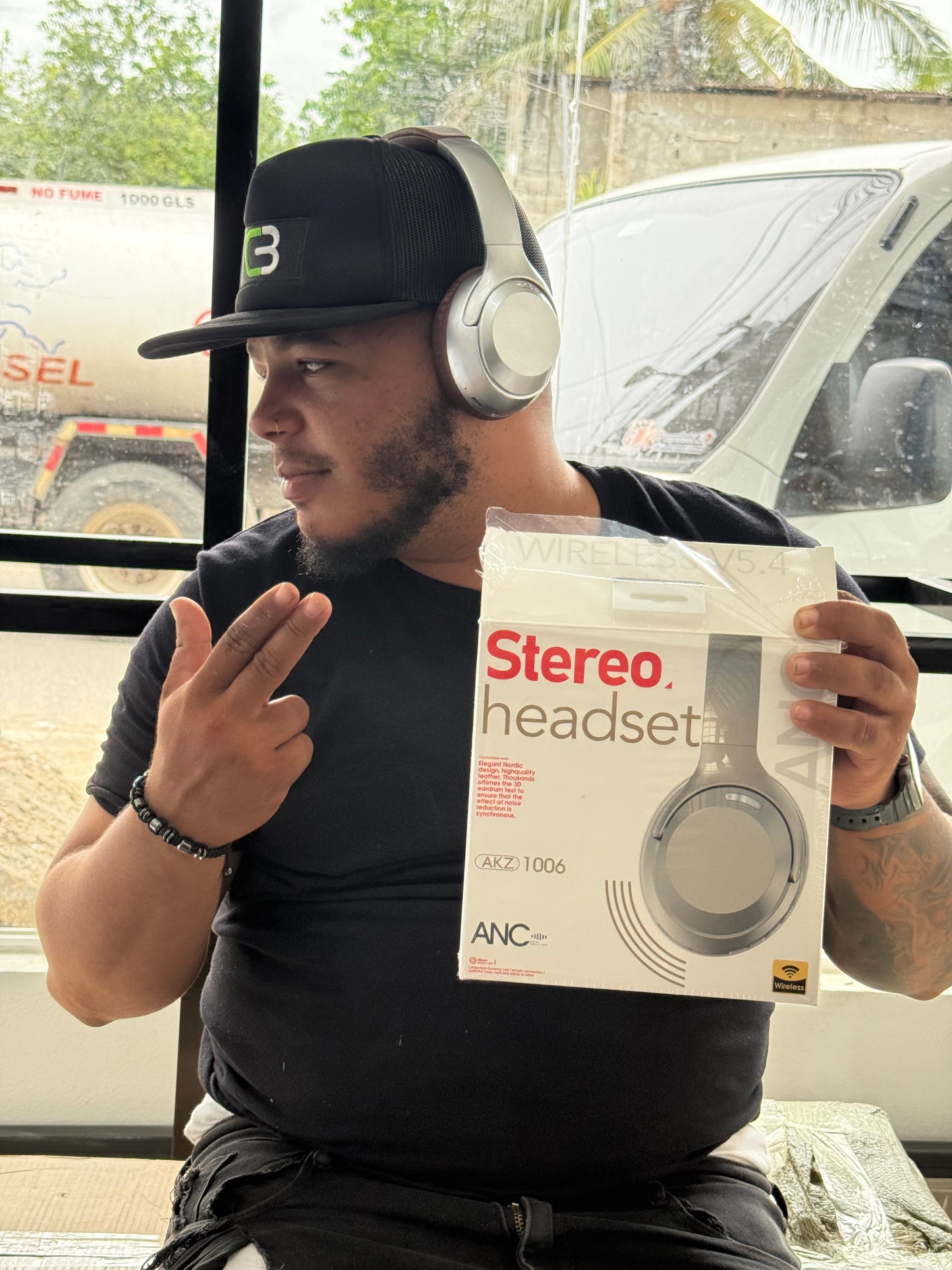 Auriculares Stereo Headset AKZ-1006