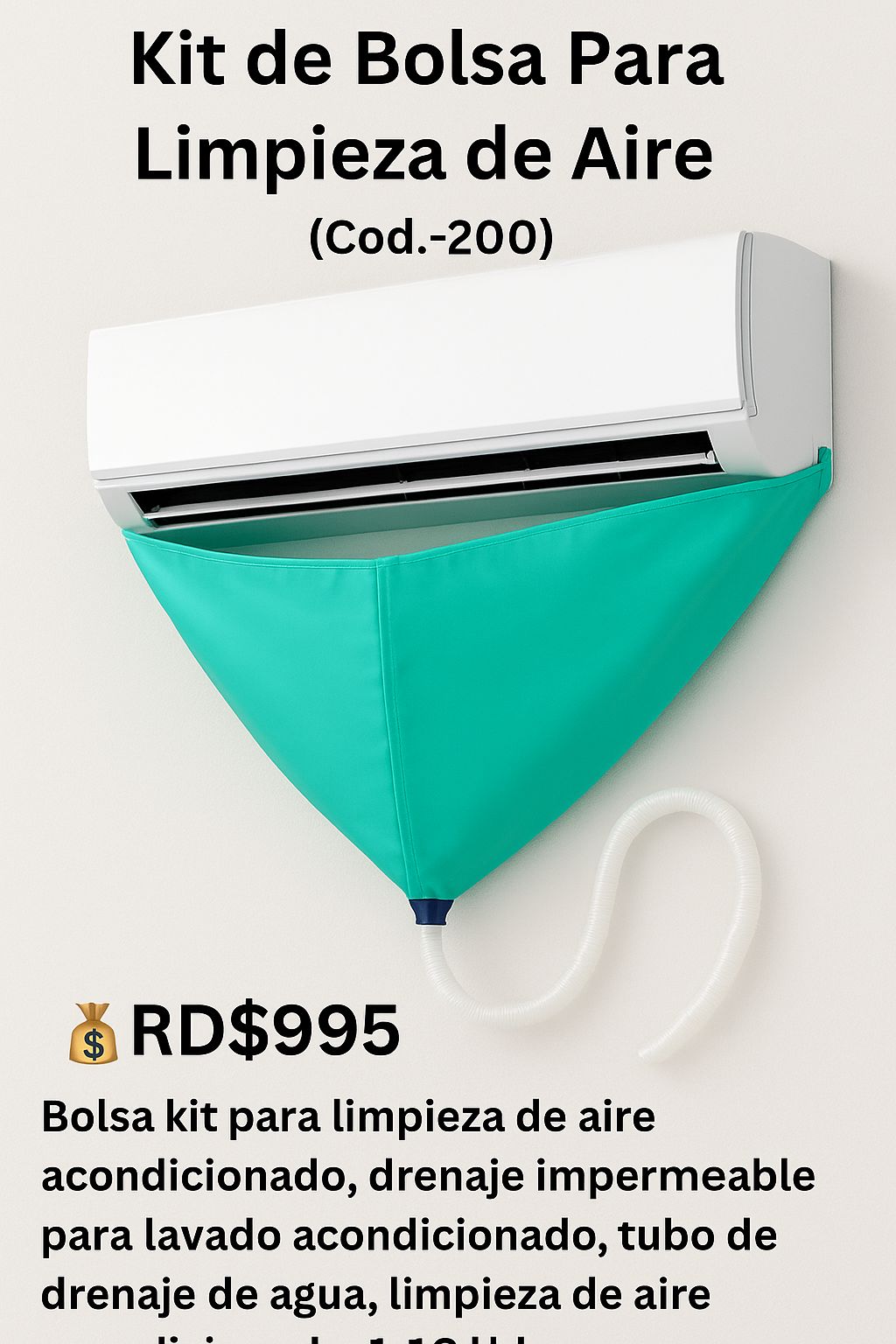 Kit de Bolsa Para Limpieza de Aire 
(Cod.-200)