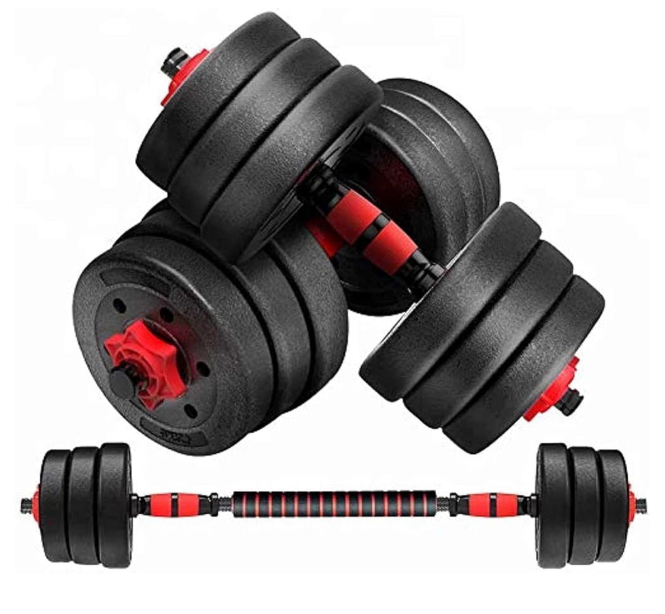🔥 SET DE MANCUERNAS Y BARRA AJUSTABLE 40 KG – ENTRENAMIENTO REAL EN CASA 🔥

🆔 Cod. YL840
⚖️ Peso total: 40 KG

💰RD$3,995