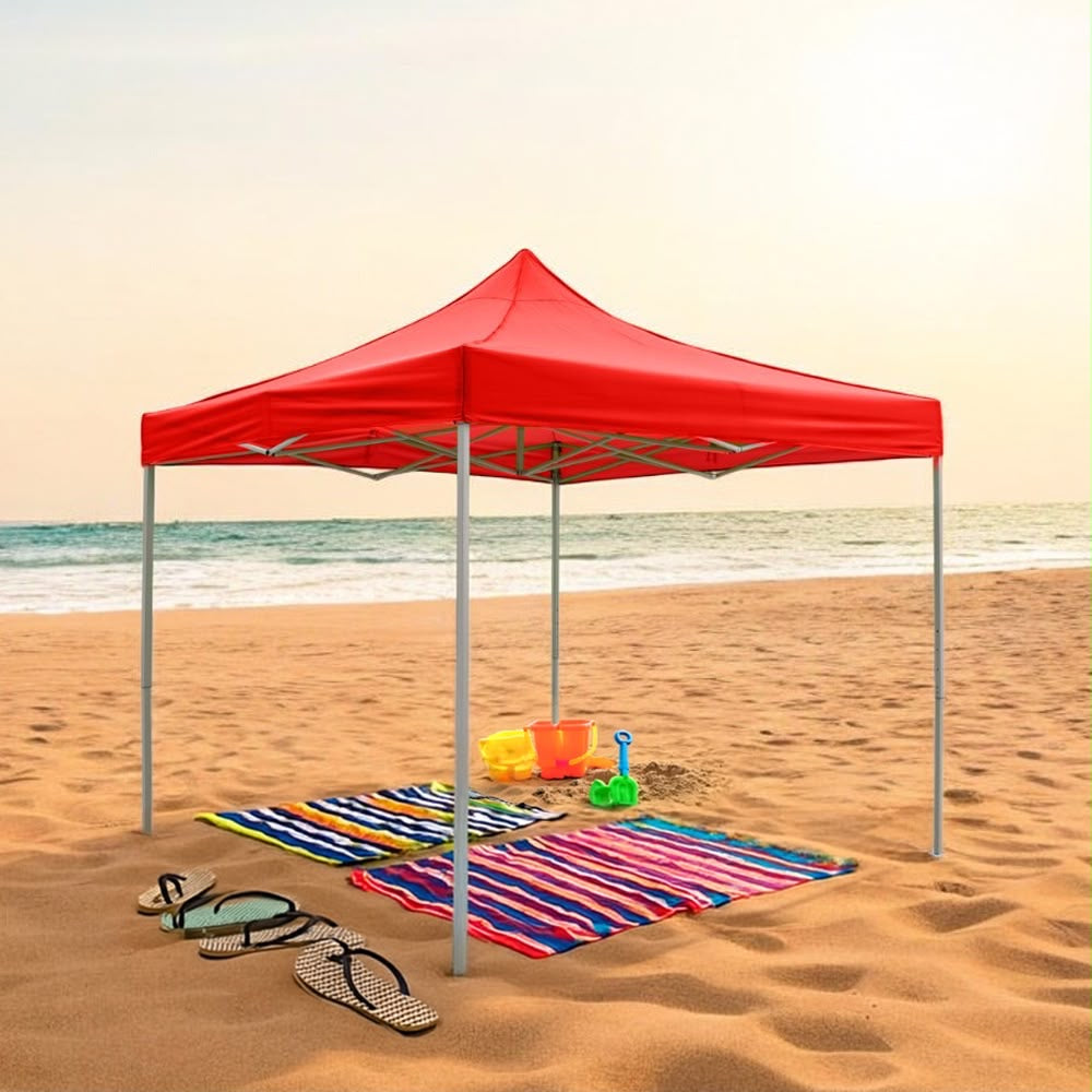 ⛺🔥 CARPA PLEGABLE 2x2 METROS ROJA 🔴 – SOMBRA DONDE LA NECESITES 🔥⛺

💰RD$2,995