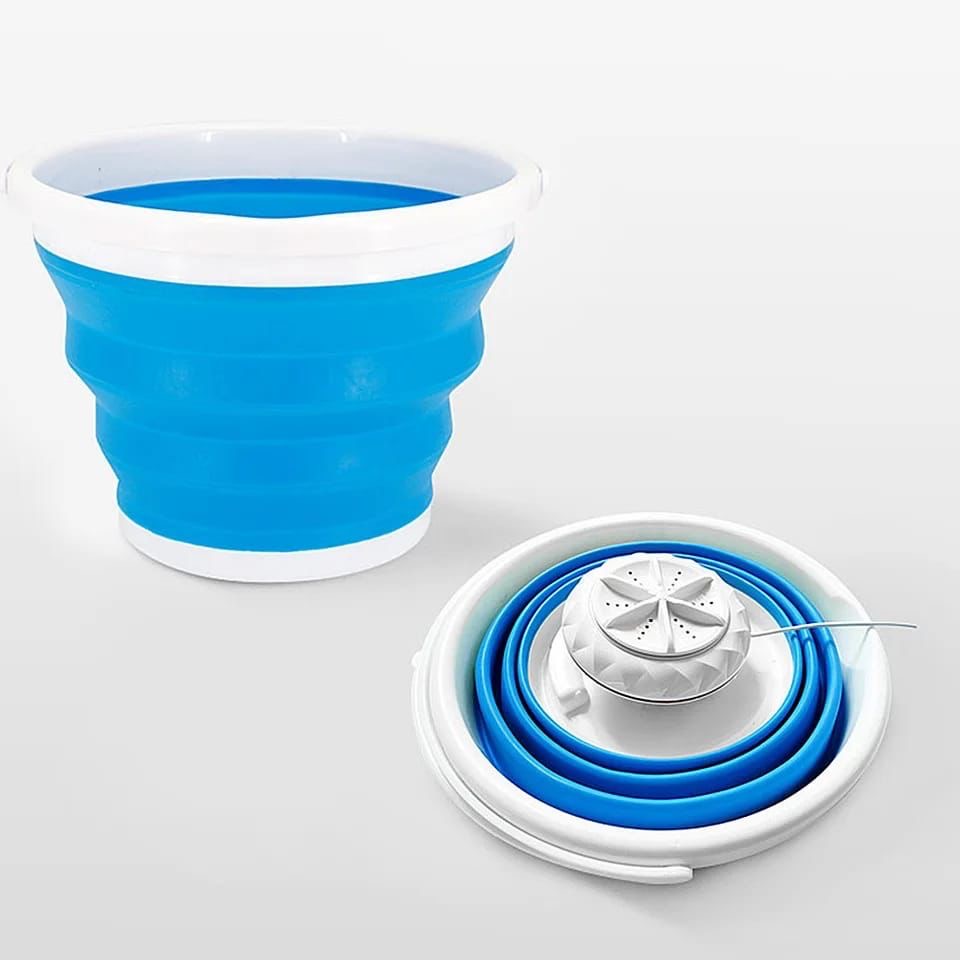 Mini lavadora Portátil 2 en 1 Plegable (Cod.-037)