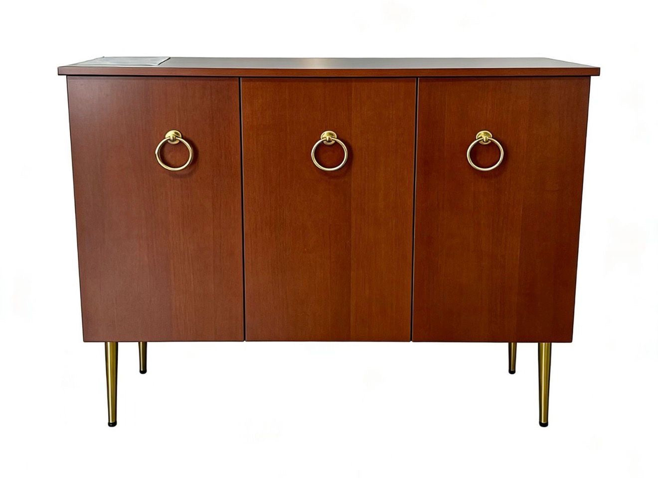 ✨ CREDENZA / GABINETE AUXILIAR MODERNO 3 GAVETAS ✨ (Cod. 7203-5 MARRÓN) 

💰RD$4,495