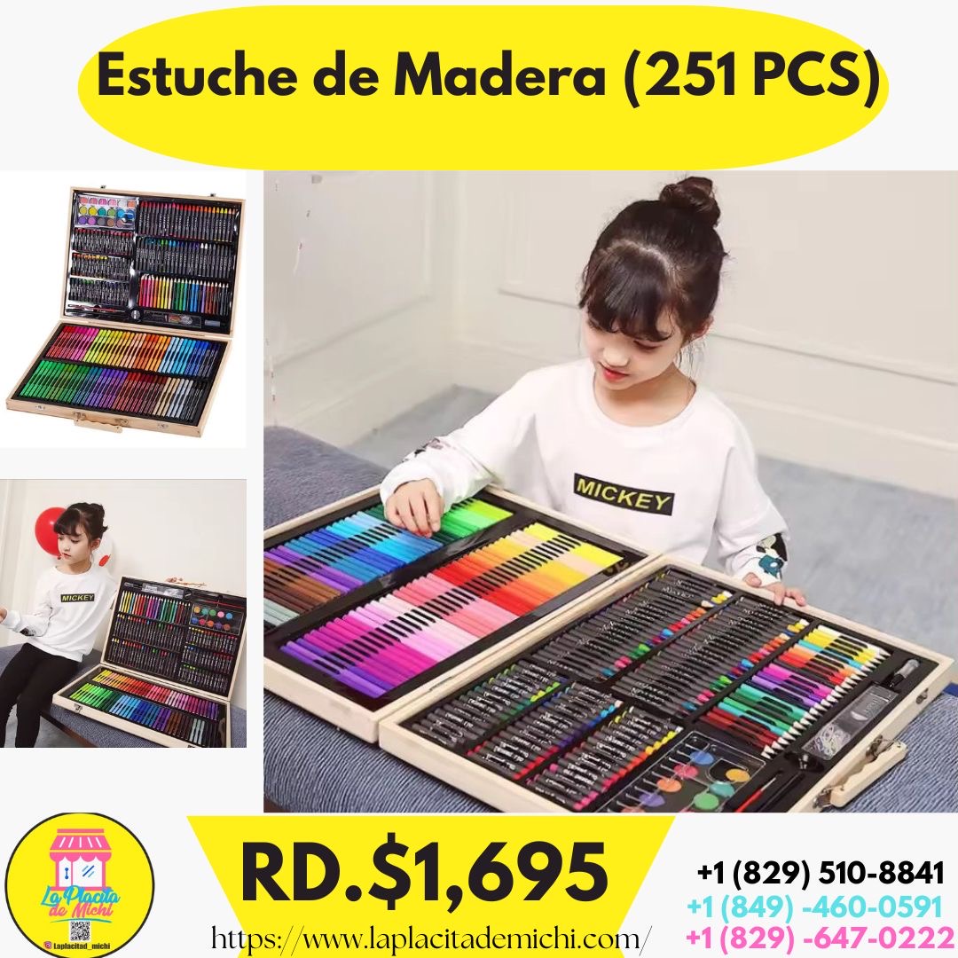 Estuche de Madera (251 PCS)