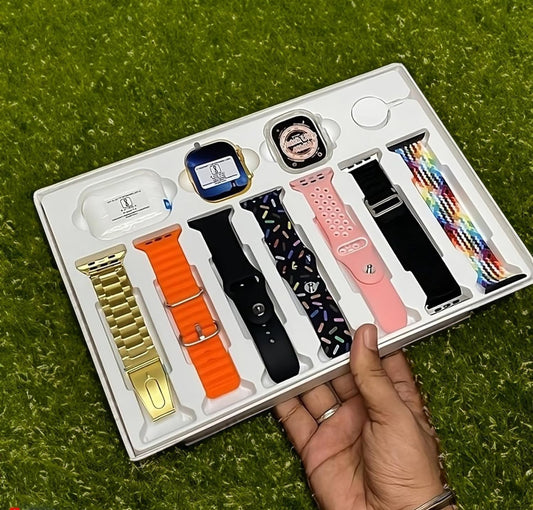 Reloj i20 Ultra + Earphones y 7 correas