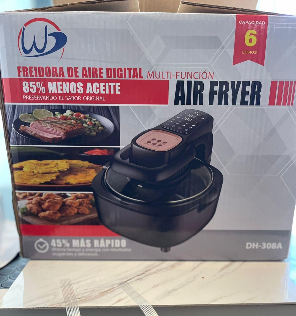 🔥 Freidora de Aire de 6 Litros – Potente, Compacta y Súper Eficiente (Cod. DH-309)
💰RD$3,995
👉 Ahora RD$2,795