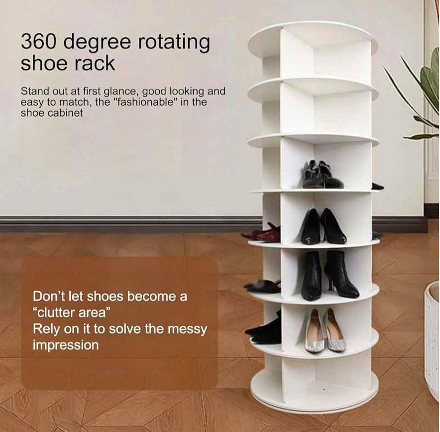 👟👠 ZAPATERA GIRATORIA 360° – ORGANIZACIÓN PREMIUM EN POCO ESPACIO 👠👟 (Cod. 250505-1)

💰RD$5,495