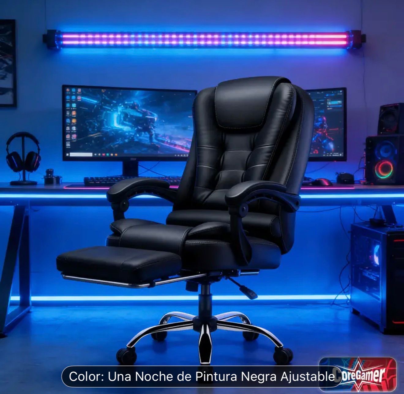 🔥 SILLON EJECUTIVO  CON REPOSAPIÉS / PREMIUM – CONFORT TOTAL 🔥 (Cod.Sq-1) (Color Negro)⚫️

💰RD$5,995