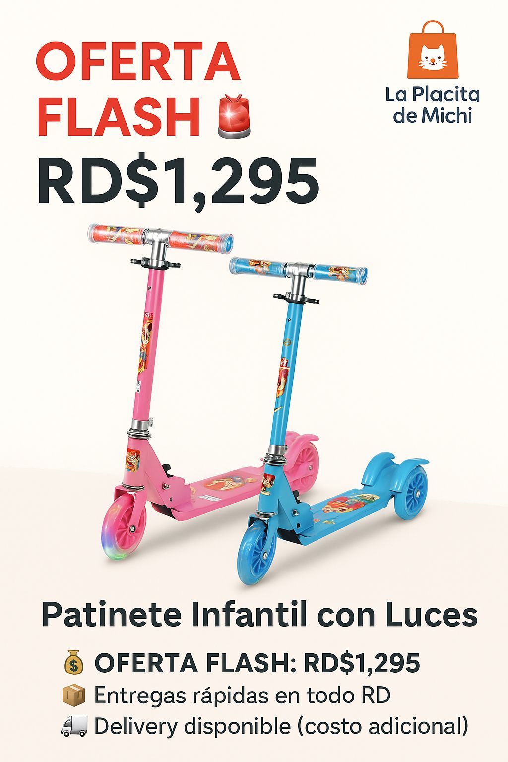 ¡Diversión sobre ruedas para los peques de la casa! ✨(Cod.C809)