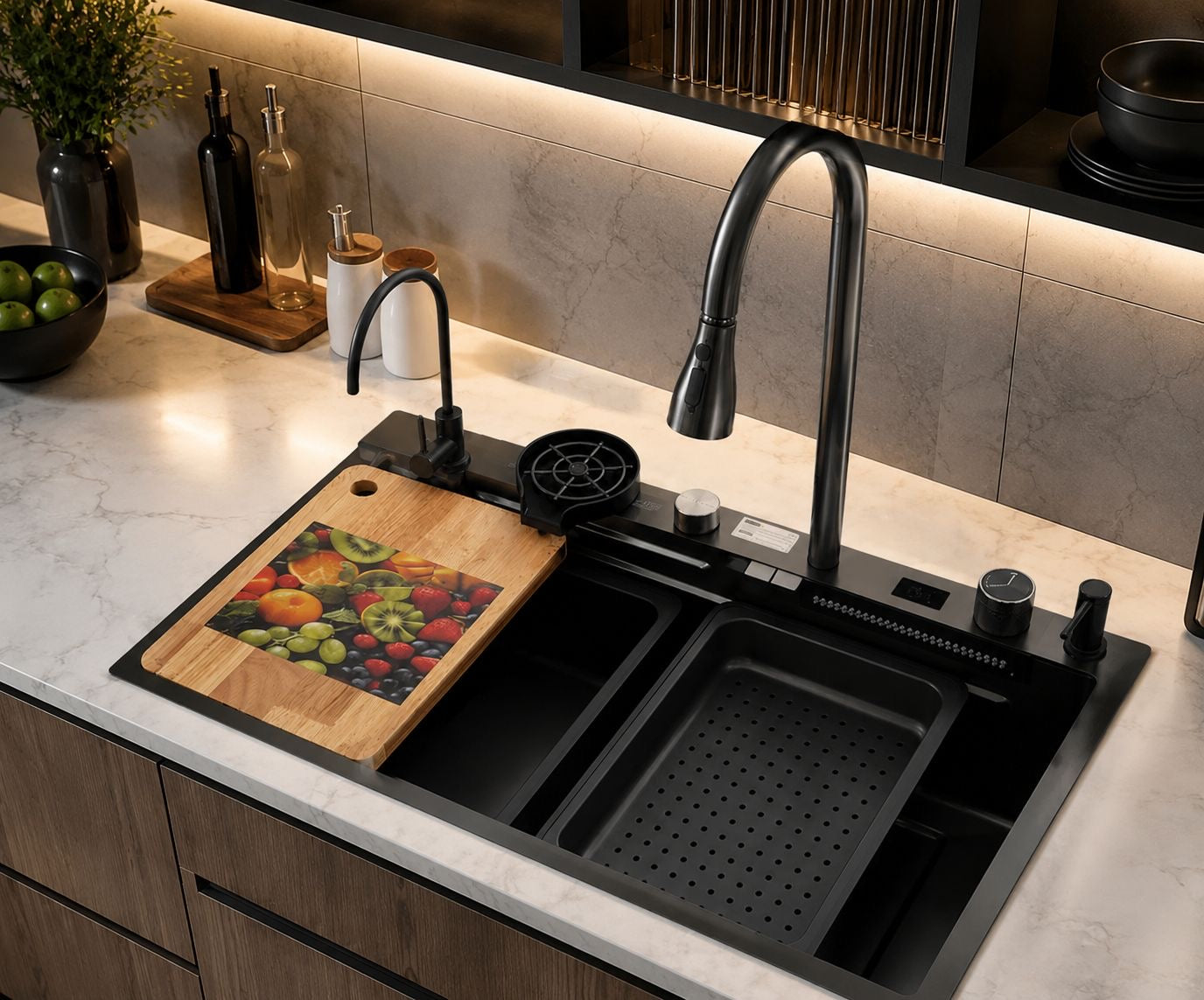 ✨🚿 FREGADERO MULTIFUNCIONAL DE LUJO – TODO EN UNO PARA TU COCINA 🚿✨
🆔 Modelo: SC703-1 (NEGRO)
📏 Medida: 75 × 45 cm
🎨 Color: Negro (Acero inoxidable)

💰 Precio: RD$5,995