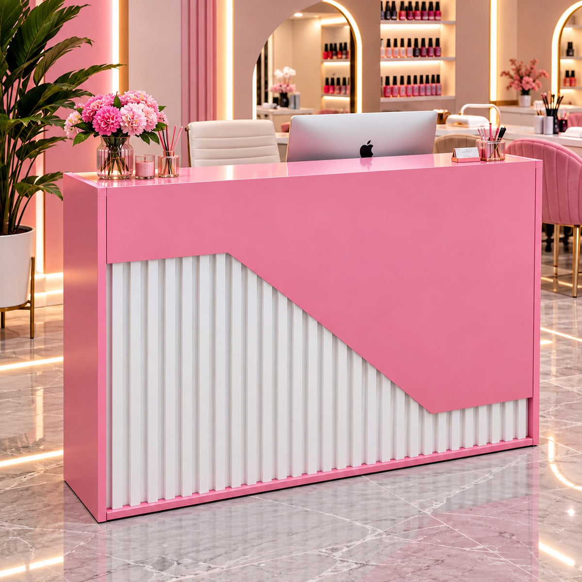 ✨🩷 MOSTRADOR / COUNTER DE RECEPCIÓN – ELEVA LA IMAGEN DE TU NEGOCIO 🩷✨🆔(Cod. 22 ROSADO)

💰RD$13,995

📏 Medidas:
• 122 cm de ancho
• 40 cm de profundidad
• 104 cm de alto
• ⁠Material Hidrofugo