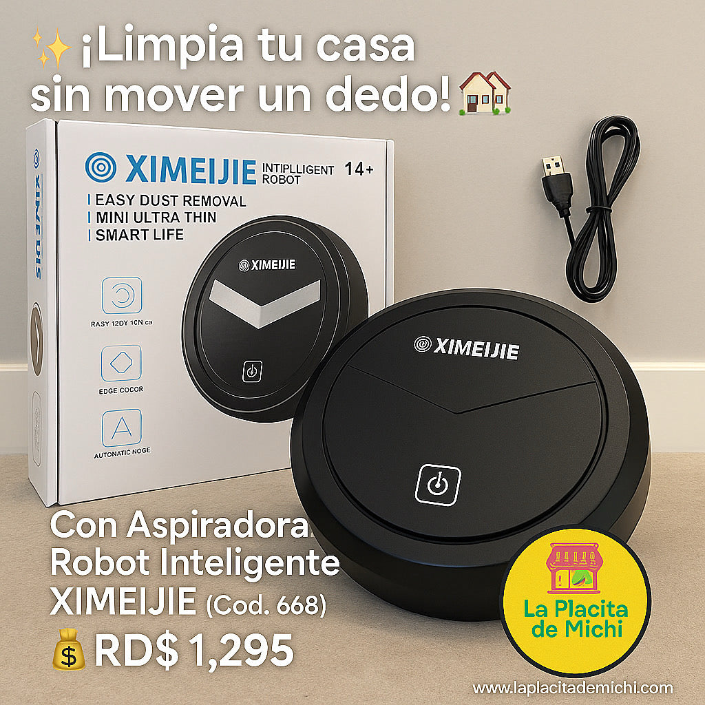 Aspiradora Robot Inteligente Limpiador (Cod.668)
