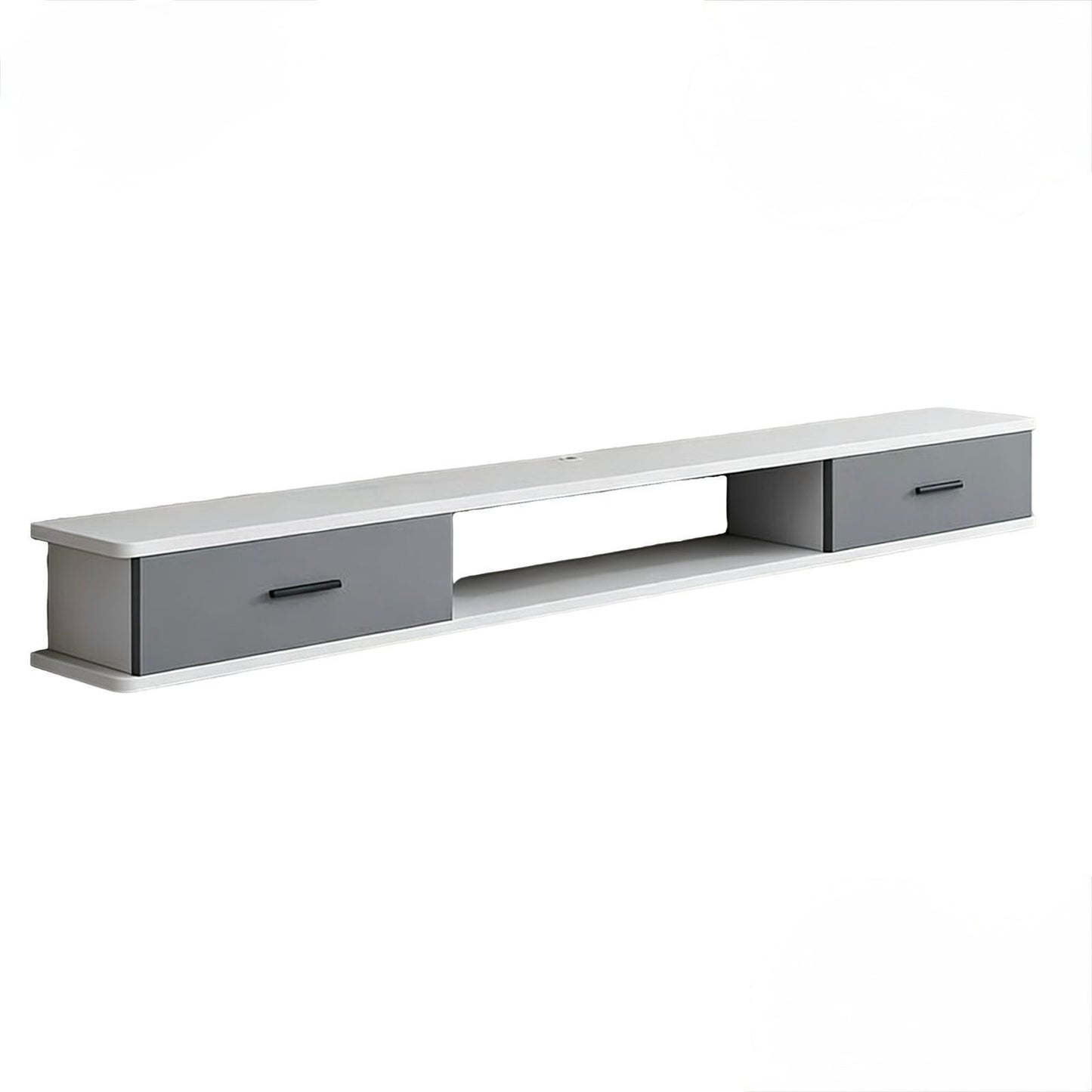 🖥️✨ Mueble para TV Minimalista con Gavetas – Diseño Moderno y Funcional ✨🖥️ Blanco Con Gris 
🆔 Cod. 25102-3
📏 Medidas: 180 × 22 × 20 cm

💰 Precio: RD$4,995