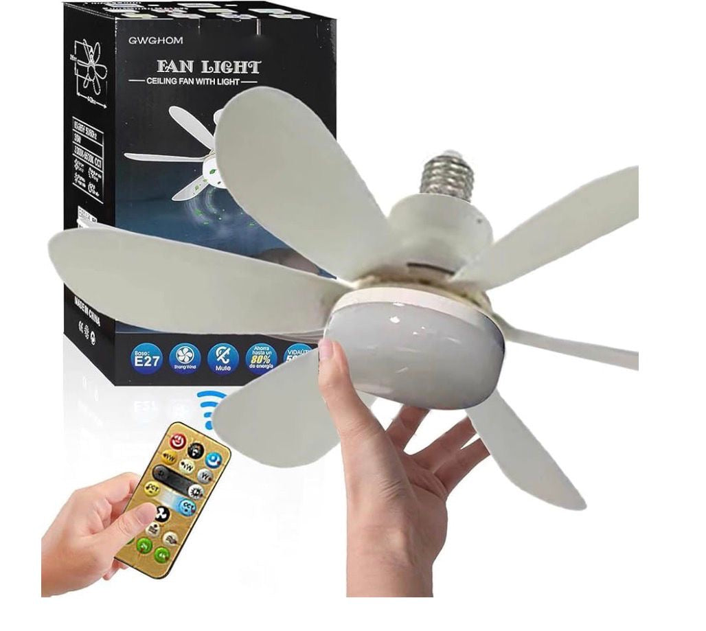 ✨ Ventilador con Lámpara LED 2 en 1 (Cod. 1878 40W)✨ 

💰RD$1,495