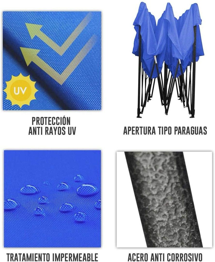 Carpa Toldo Plegable 3x3