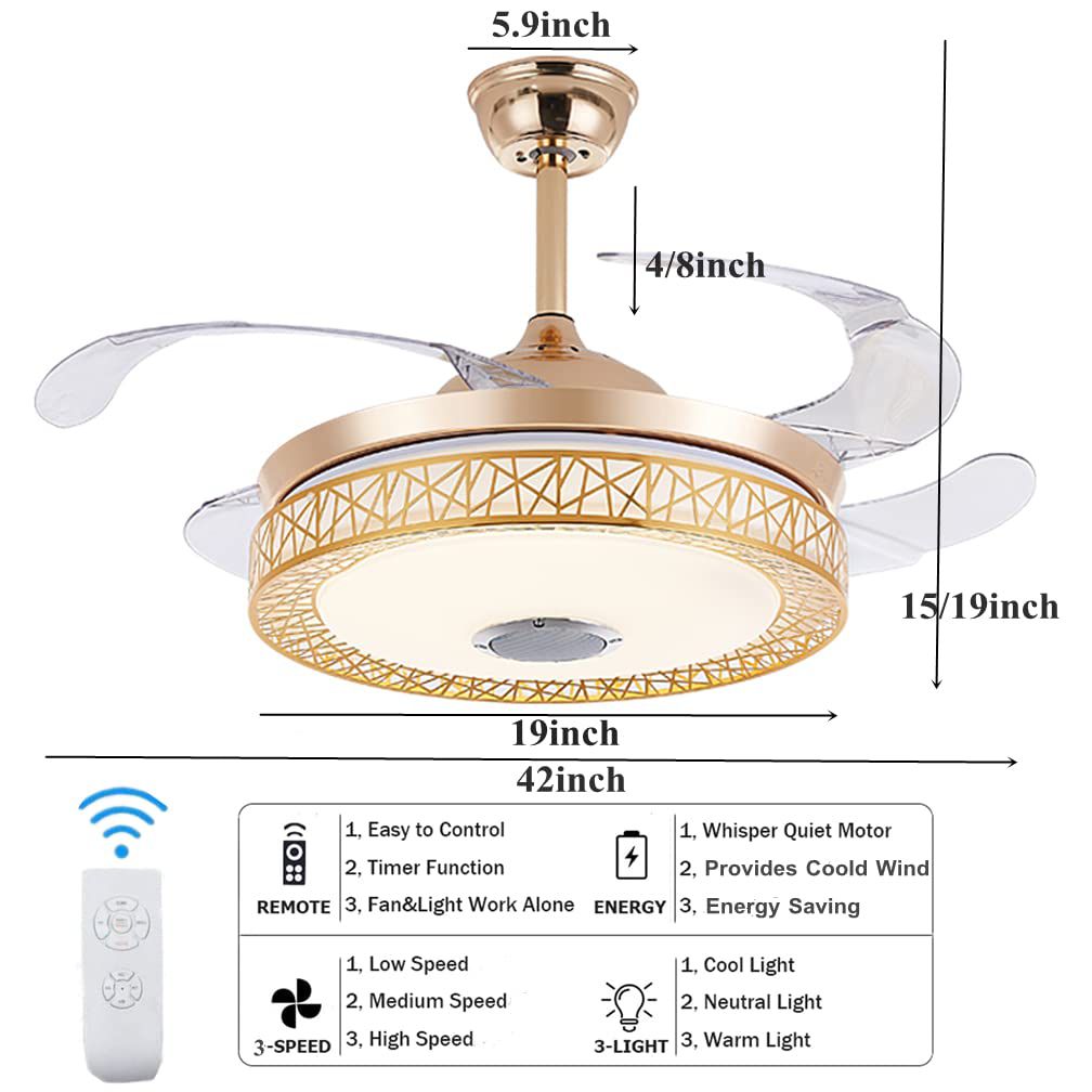 ✨💡 VENTILADOR DE TECHO MODERNO LED + BOCINA BLUETOOTH – TODO EN UNO 💡✨
📌 (Cod. 027)

💰RD$3,995