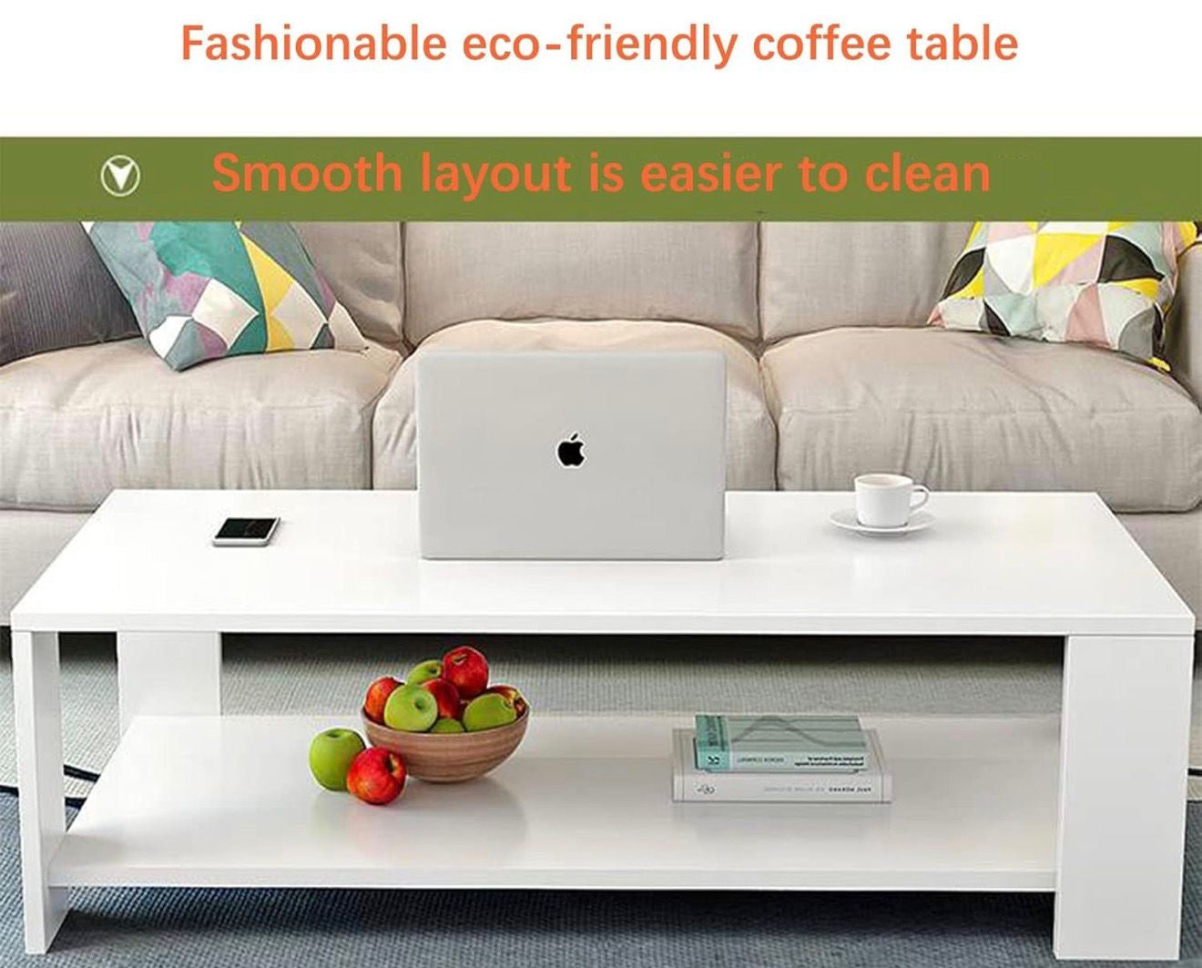 🛋️✨ Mesa de Centro Moderna con Doble Nivel – Diseño Elegante y Funcional ✨🛋️ (Cod. 25124-2) BLANCO

💰 Precio: RD$2,995
