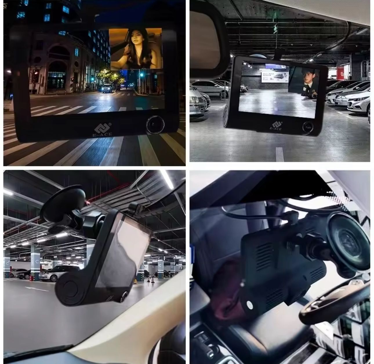 🚘📹 Cámara de Coche  de 3 Canales – Seguridad Total 24/7 (Cod.882)