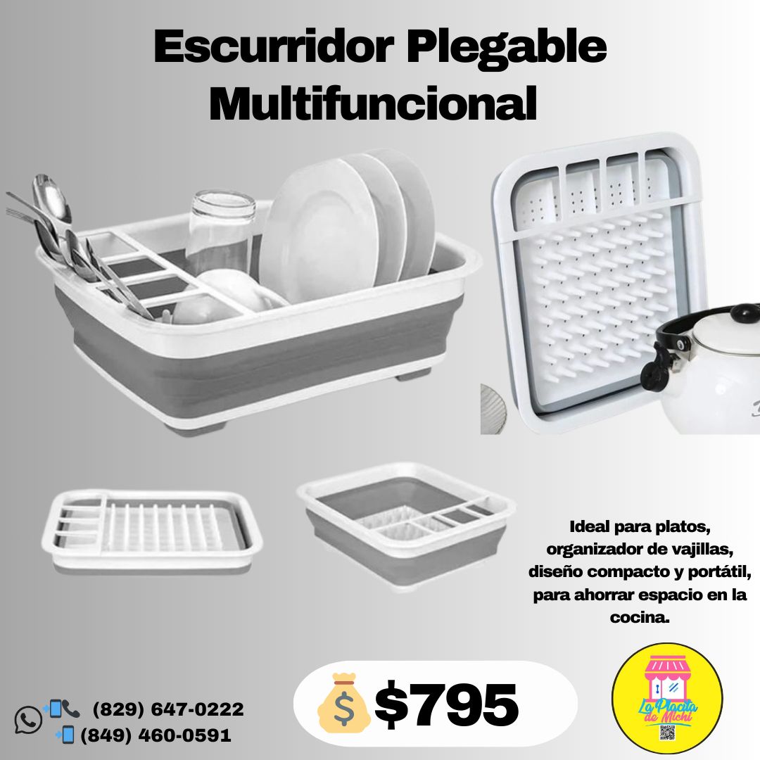 Escurridor Plegable Multifuncional