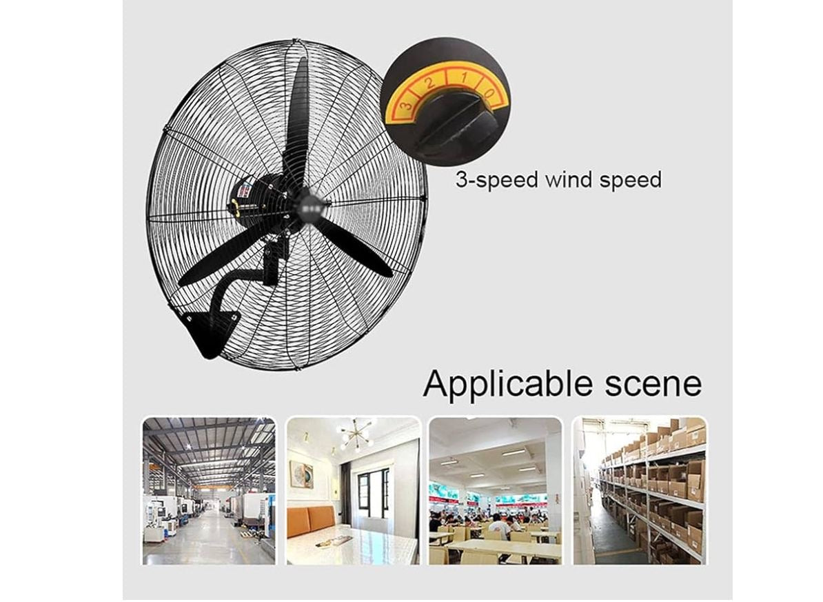 ❄️✨ Ventilador Oscilante Industrial de Pared ✨❄️ (Cod.20 inch)