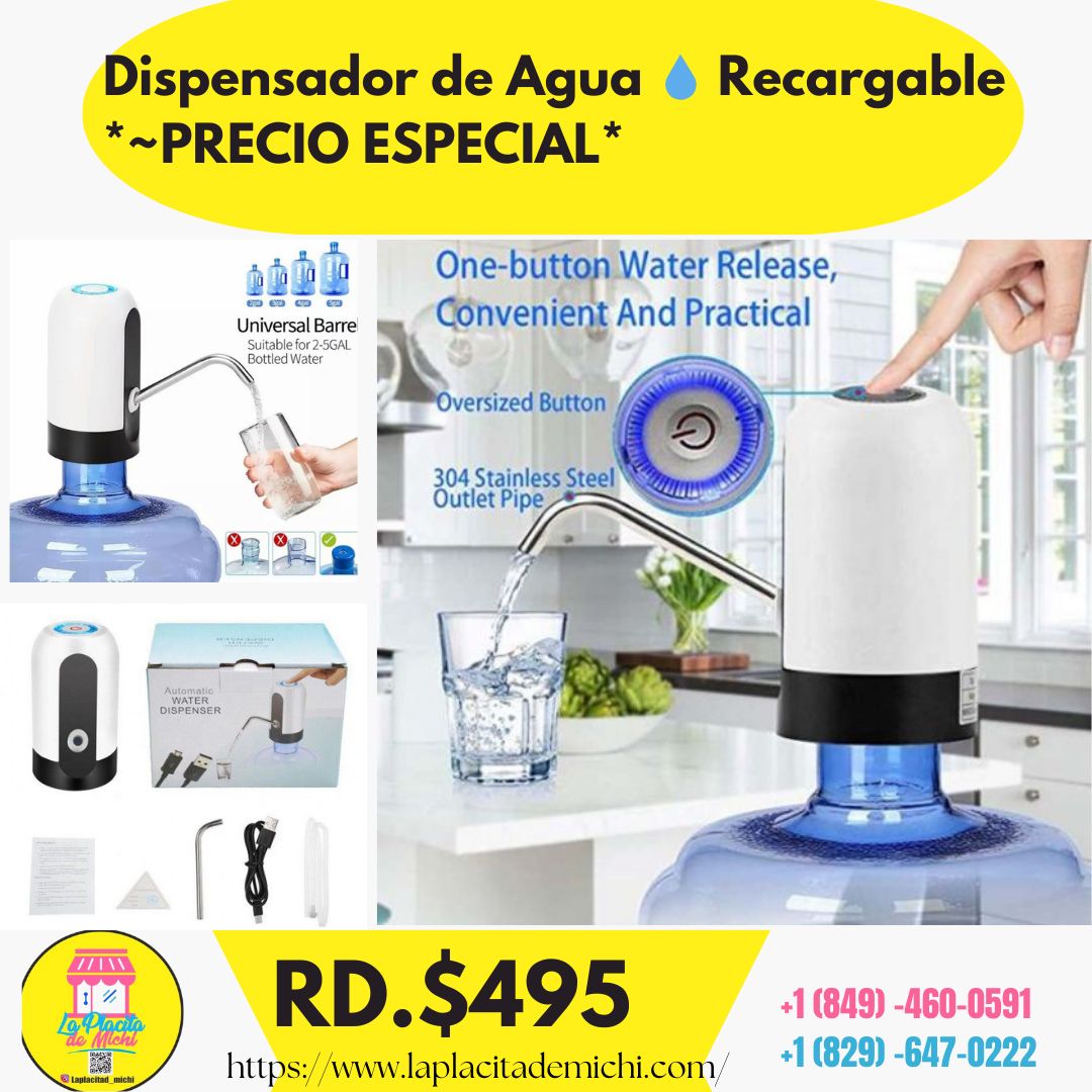 Dispensador de Agua 💧 Recargable