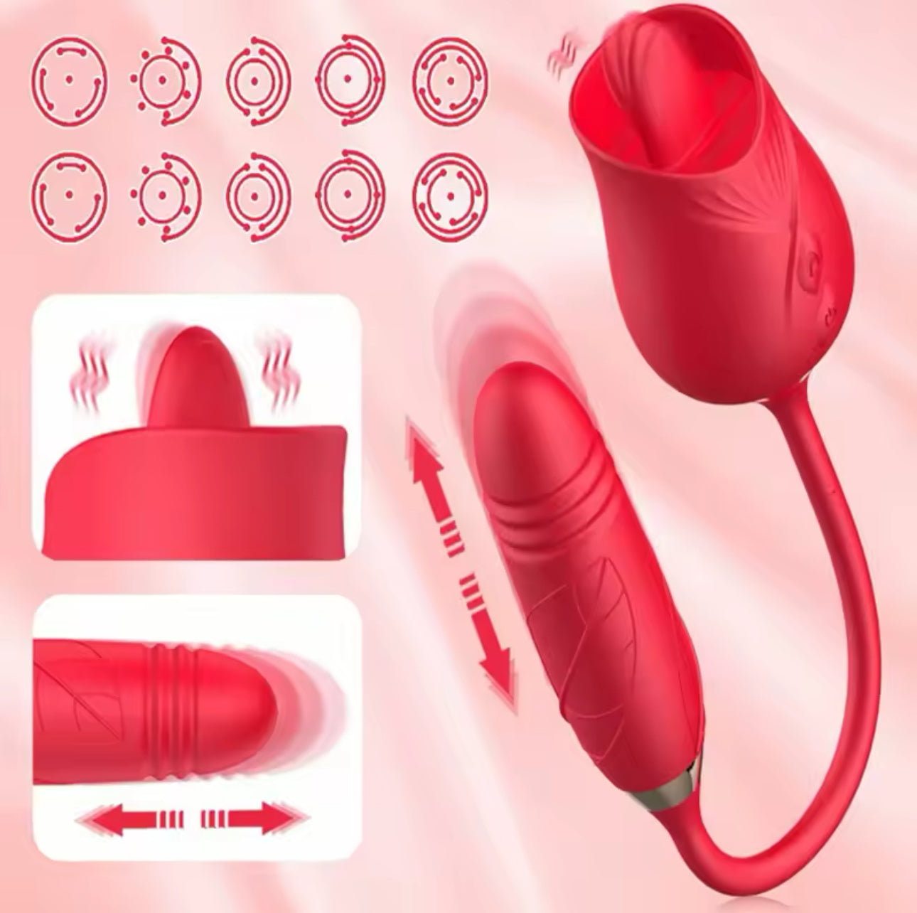 Masturbador (3en1) Para Mujer (Cod.021)