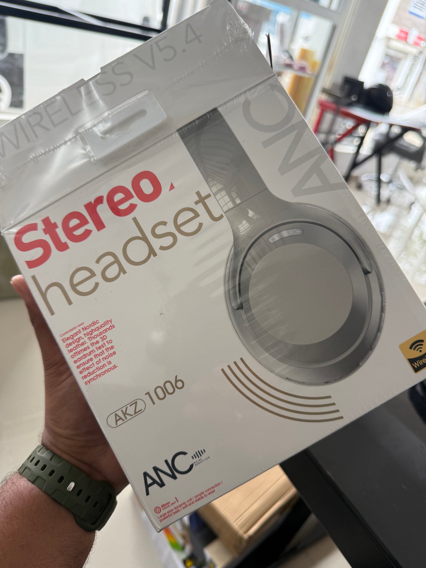 Auriculares Stereo Headset AKZ-1006