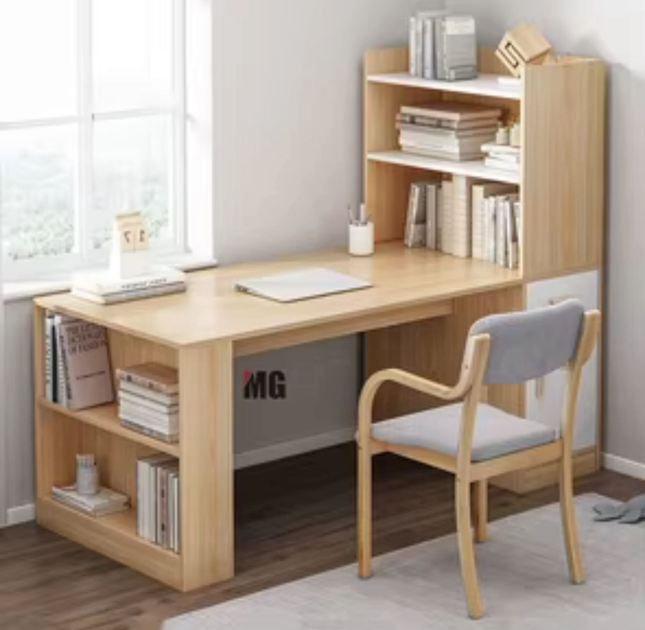 ✨ Escritorio de Madera con Estantería Lateral y Superior – Diseño Moderno Multifuncional (Cod.823708)✨

💰RD$4,995