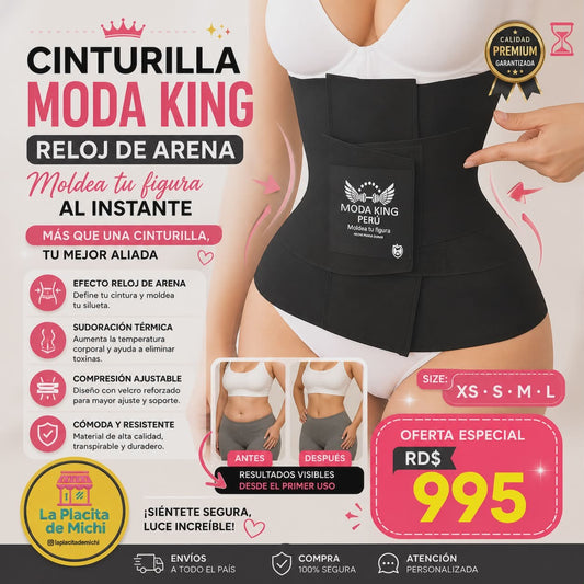 ✨🖤 CINTURILLA MODA KING  RELOJ DE ARENA – MOLDEA TU FIGURA AL INSTANTE 🖤✨

💰RD$995 

- Size: ( XS. S. M.  L)