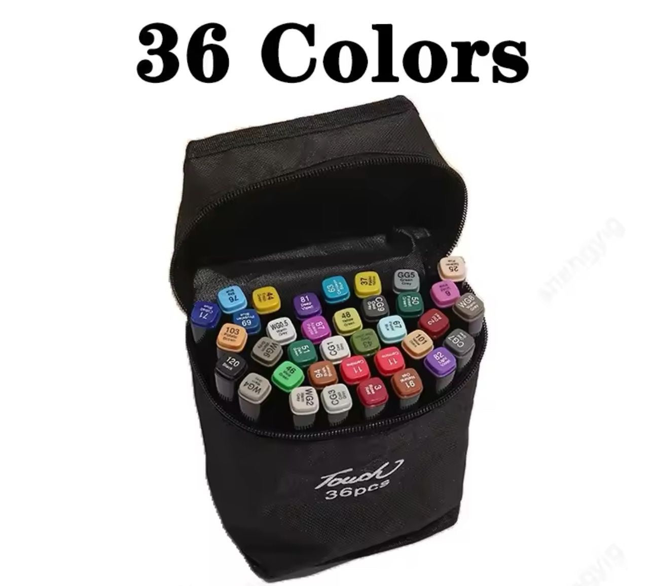 Estuche de (36 Colores Doble Punta)