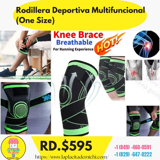 Rodillera Deportiva Multifuncional (One Size)