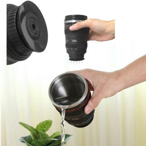 📸☕ Taza Térmica en Forma de Lente Fotográfico 24-105mm ☕📸
¡El regalo perfecto para amantes del café y la fotografía!

💰 RD$495