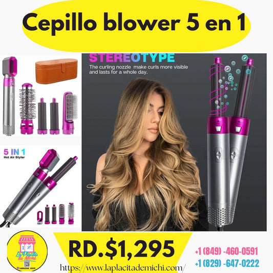 Cepillo blower 5 en 1