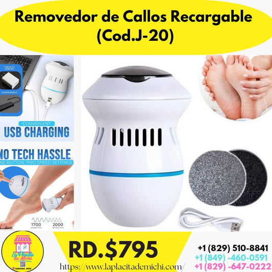 Removedor de Callos Recargable 
(Cod.J-20)