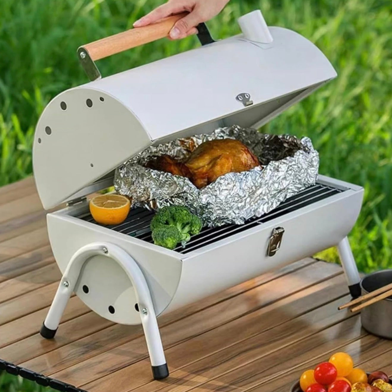 🔥 Parrilla de Carbón Portátil Plegable – Ideal para Camping y Hogar 🔥 (Cod. 3801)

💰RD$1,995