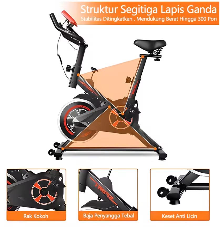 Bicicleta de Spinning de Uso Doméstico y Gimnasio (Cod.WRM)