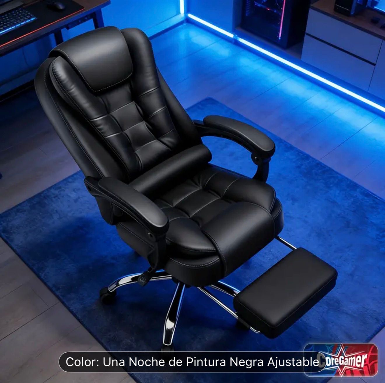 🔥 SILLON EJECUTIVO  CON REPOSAPIÉS / PREMIUM – CONFORT TOTAL 🔥 (Cod.Sq-1) (Color Negro)⚫️

💰RD$5,995