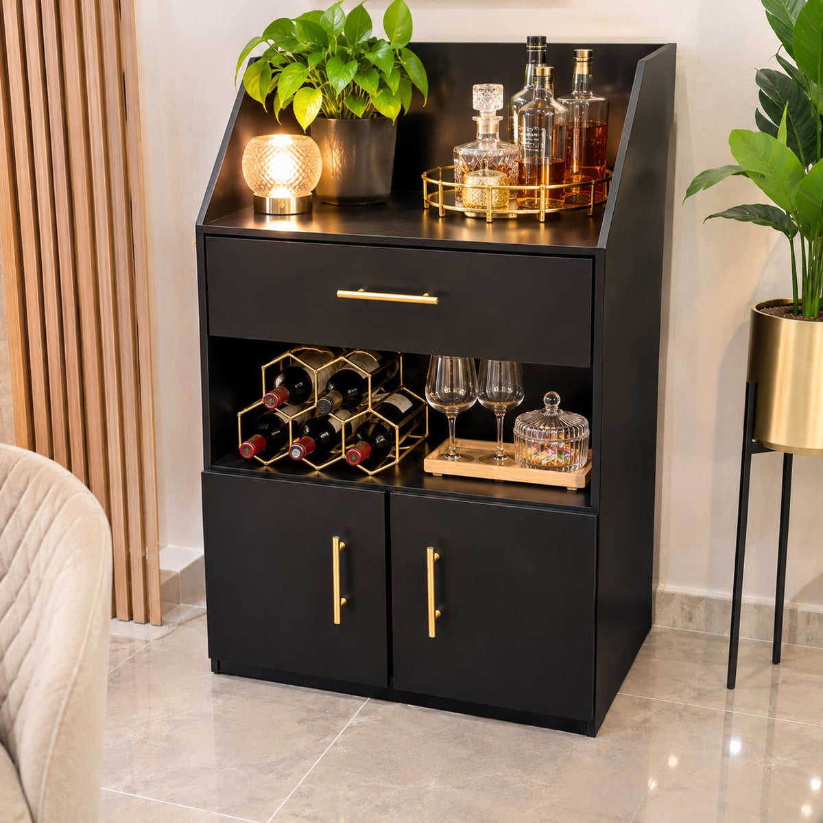 ☕ ¡CREA TU RINCÓN DE CAFÉ FAVORITO SIN SACRIFICAR ESPACIO NI ELEGANCIA!

✨🗄️ CAFETERA GABINETE ORGANIZADOR MULTIFUNCIONAL – COMPACTO, MODERNO Y ELEGANTE 🗄️✨(Cod. 0014 NEGRO ) 

💰RD$9,495 

📏 MEDIDAS:
• Alto: 102 cm
• Ancho: 61 cm
• Profundidad: 41 cm