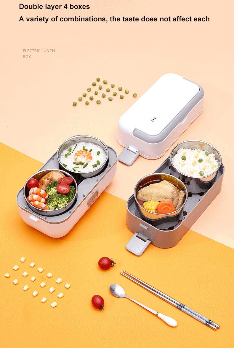 🍱✨ ¡Dile adiós a la comida fría!
Con la Lonchera Eléctrica Multifuncional de Doble Capa disfrutarás de tus comidas siempre calientes, frescas y con el mejor sabor 💯🔥