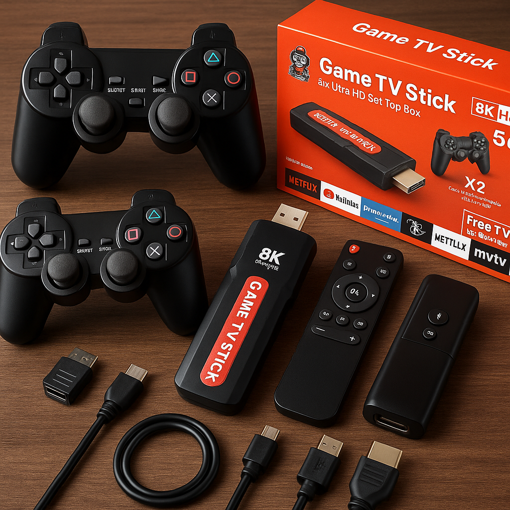 🎮🔥 Game TV Stick 8K Ultra HD– Consola Retro + Sistema Dual. (Cod.8Kx2)
💰RD$3,495