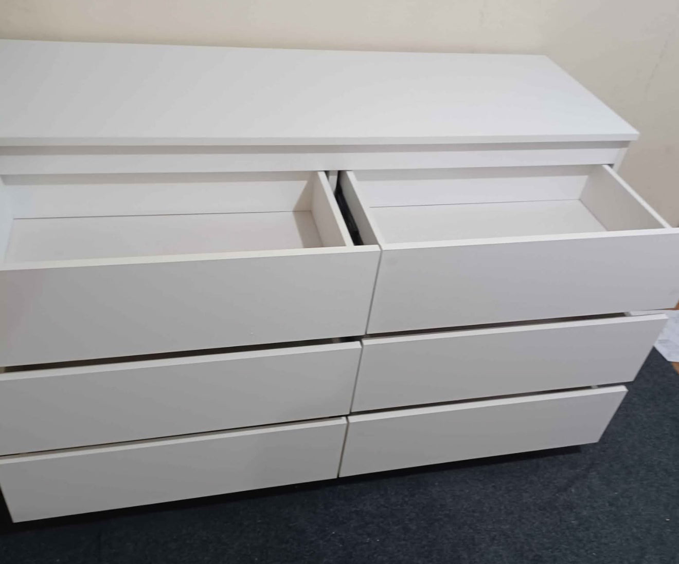 🧺 Armario de Almacenamiento con 6 Cajones Color Blanco  – Organización Práctica. (Cod. 80025-1)