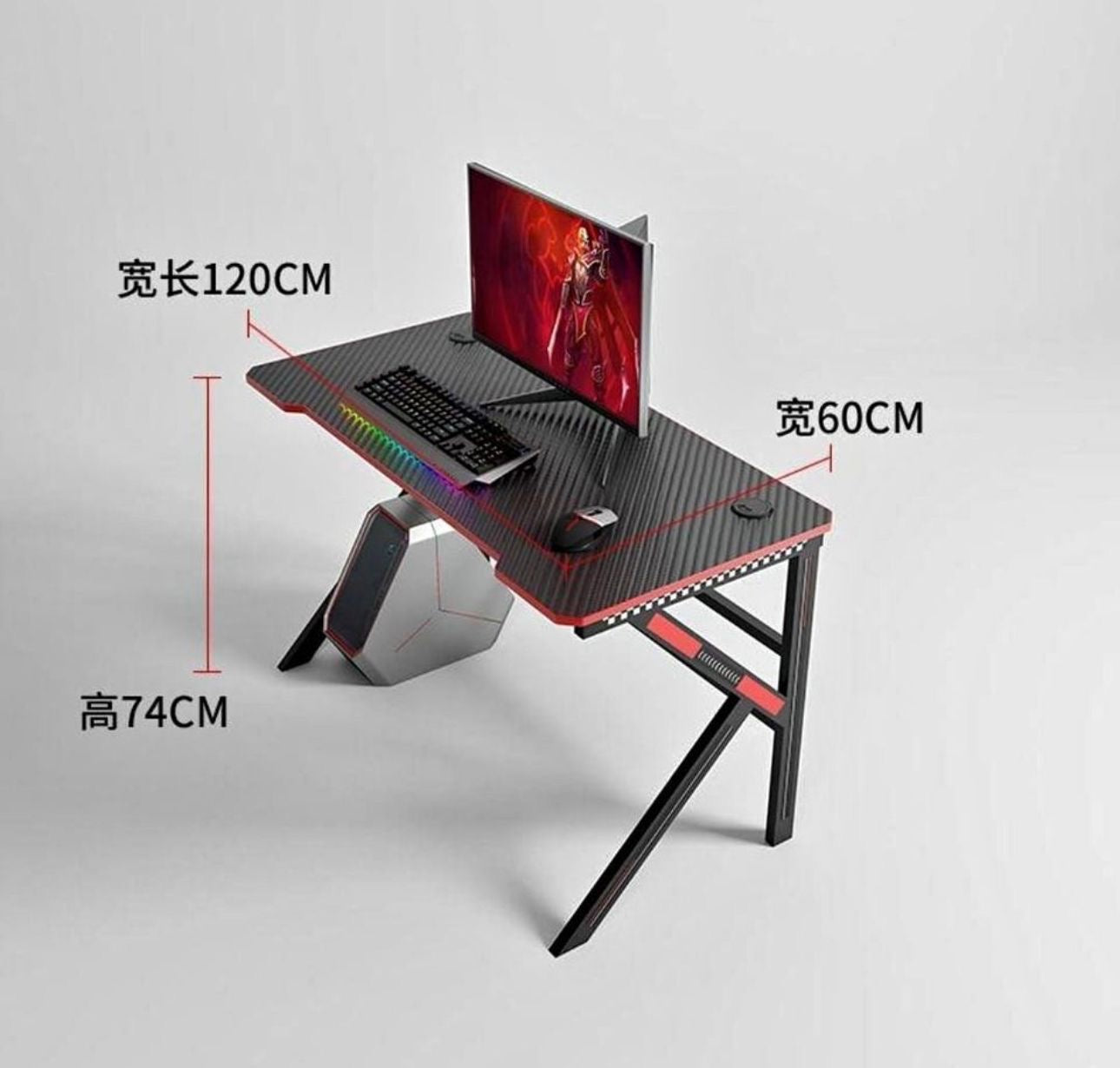 🎮✨ Mesa Gamer (Cod.23856) 120x60cm ✨💻

💰 RD$3,995