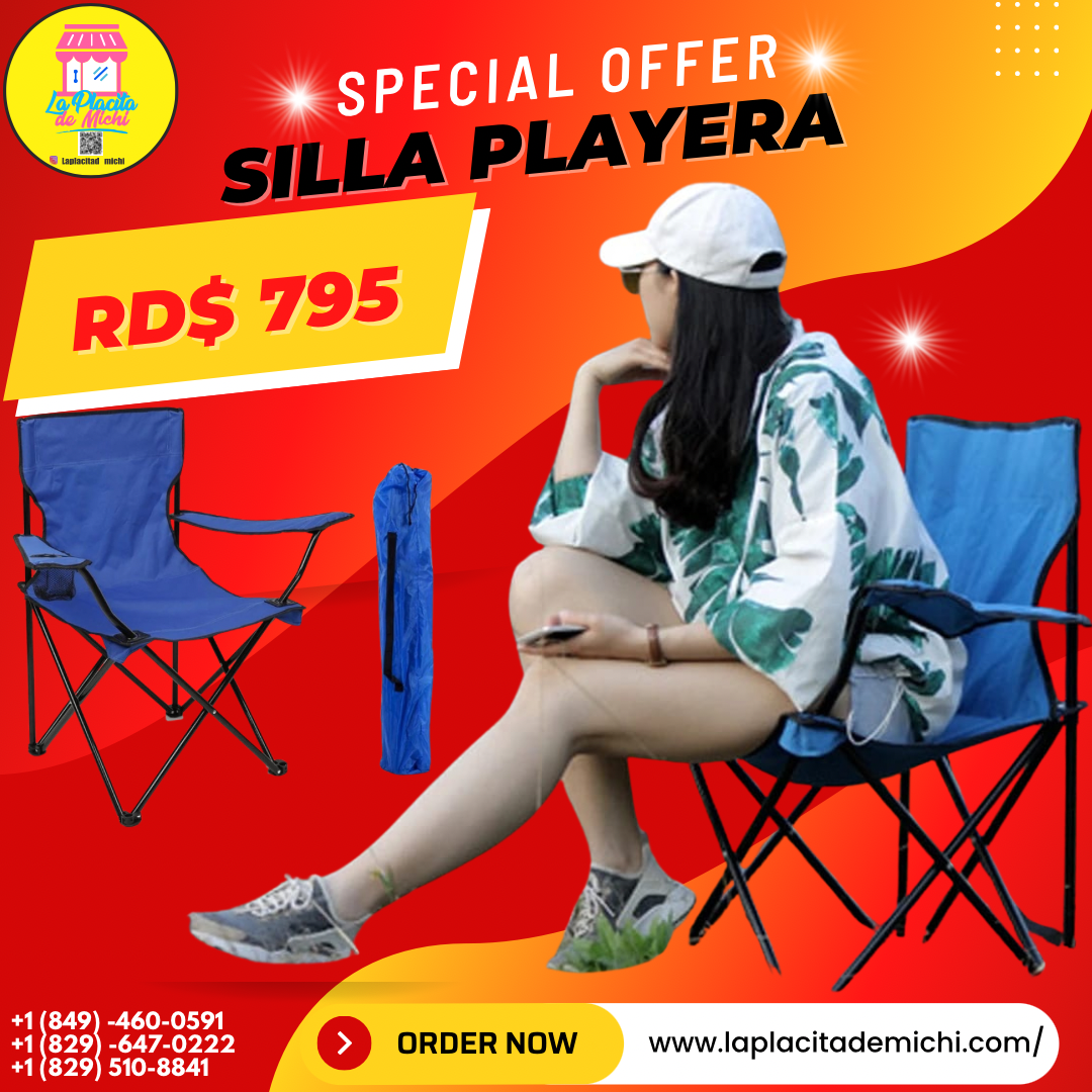 Silla Plegable Portátil (Silla Playera)