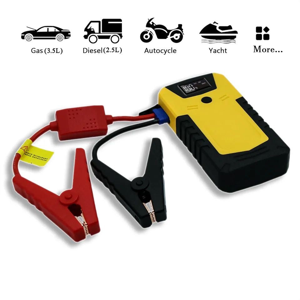 Jumper de Vehículo Recargable + Bomba Compresor de Aire