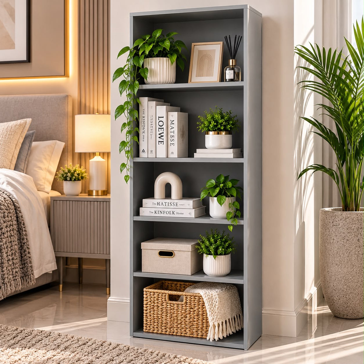 ✨🩶 ESTANTERÍA ORGANIZADORA MULTIUSO – MODERNA Y PRÁCTICA 5 NIVELES 🩶✨🆔 (Cod. 111 GRIS )

💰RD$3,495

📏 Medidas:
38 × 24 × 122 cm

Material: 
Hidrofugo (Armado)