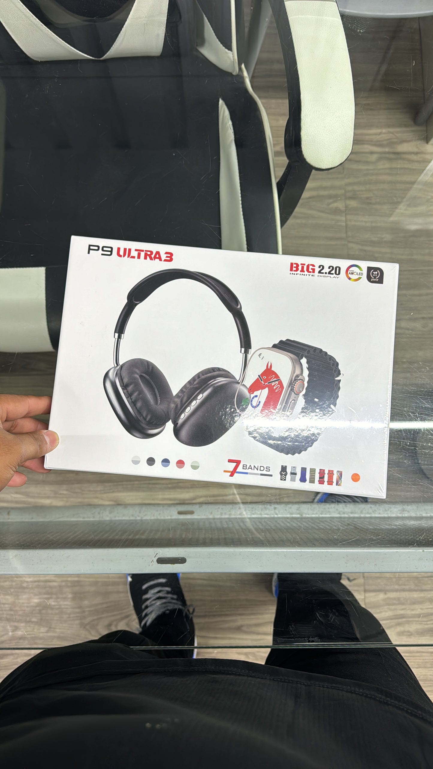 Reloj + 7 Correas Diferentes + Audífonos 🎧 P9 Ultra 2