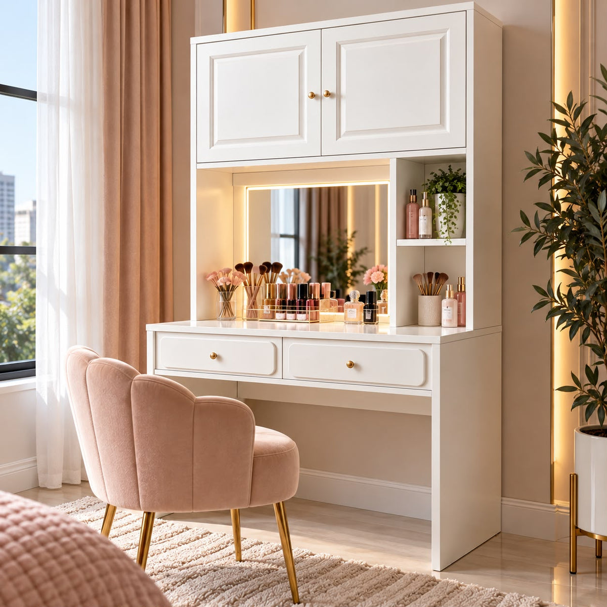 🤍✨ TOCADOR MULTIFUNCIONAL CON GABINETE – ELEGANCIA Y ORGANIZACIÓN PARA TU HABITACIÓN ✨💄

🆔 Código: 80026
🎨 Color: Blanco
📏 Medidas: 80 × 40 × 165 cm

💰RD$5,495