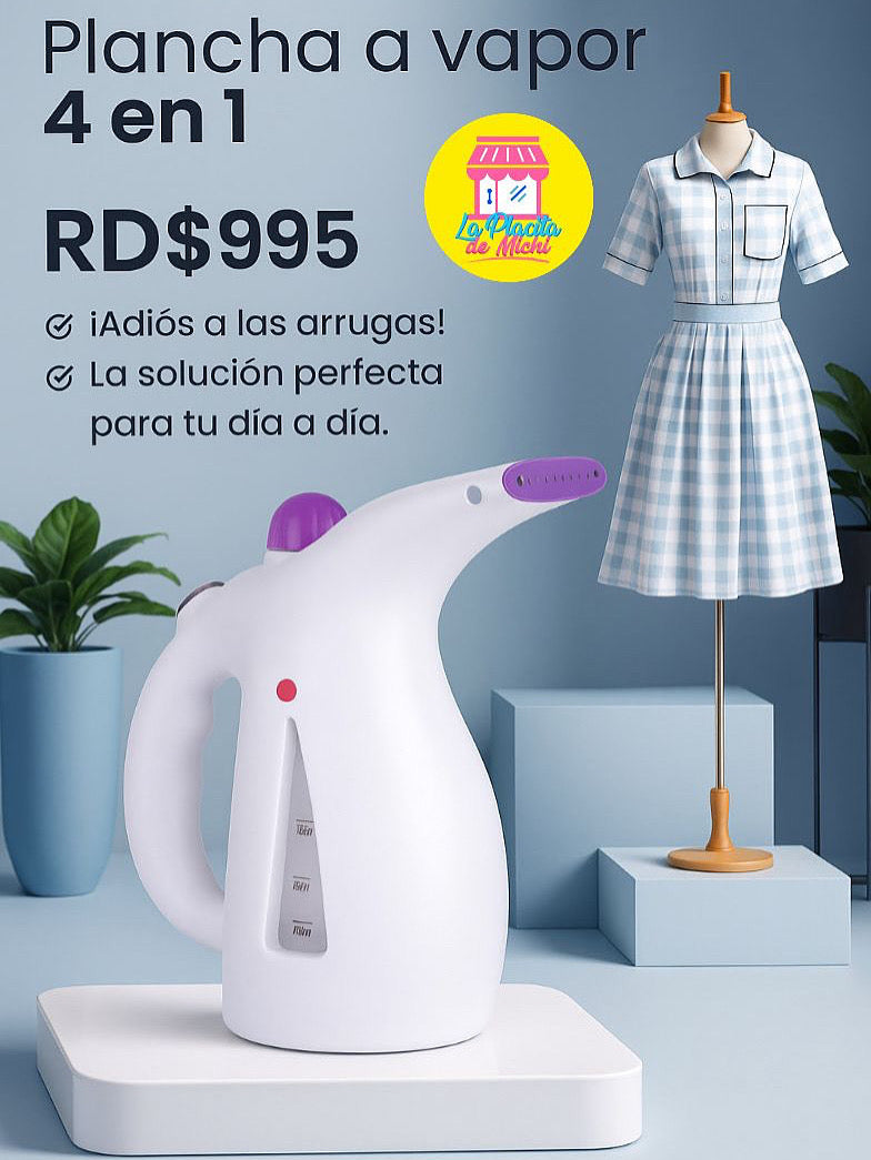 ✨ Plancha a Vapor 4 en 1 – Profesional y Multifuncional ✨
💰 RD$995

🔥