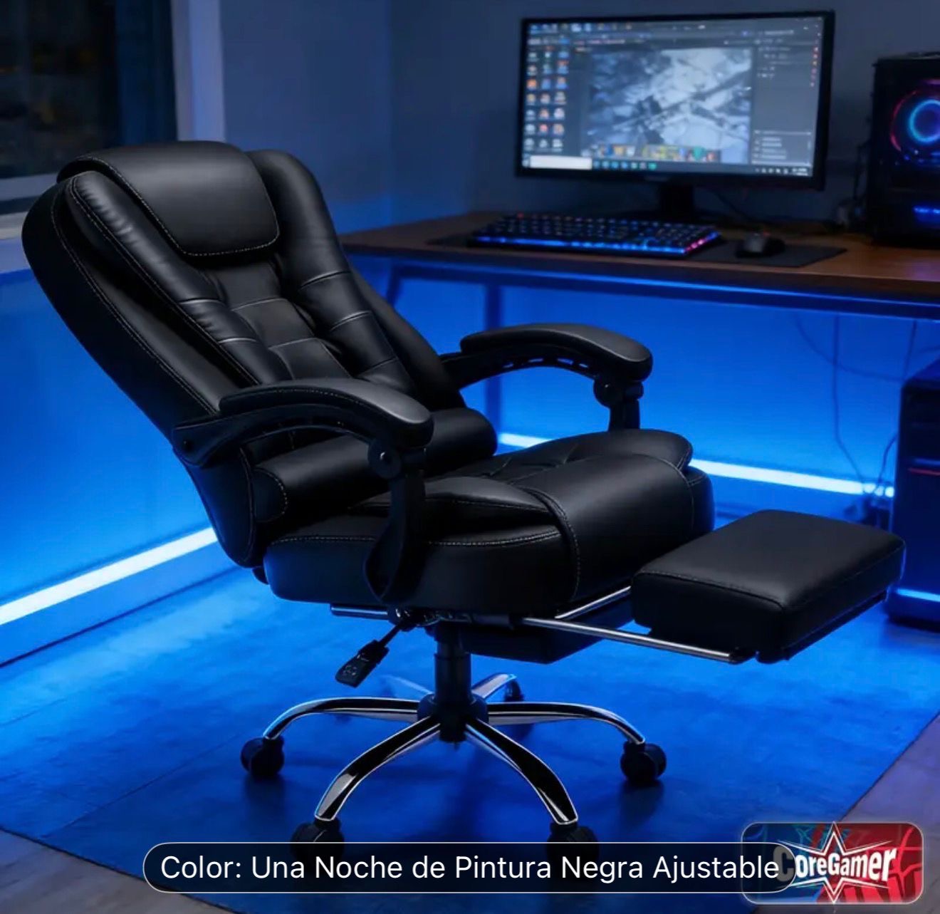 🔥 SILLON EJECUTIVO  CON REPOSAPIÉS / PREMIUM – CONFORT TOTAL 🔥 (Cod.Sq-1) (Color Negro)⚫️

💰RD$5,995